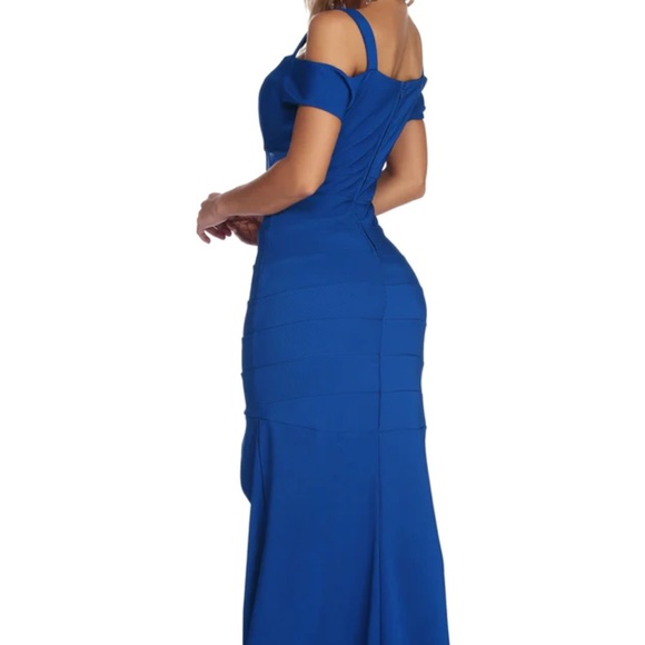 NWT Honey and Rosie Formal High Slit Bandage Dress size Small Prom dress - Picture 2 of 14